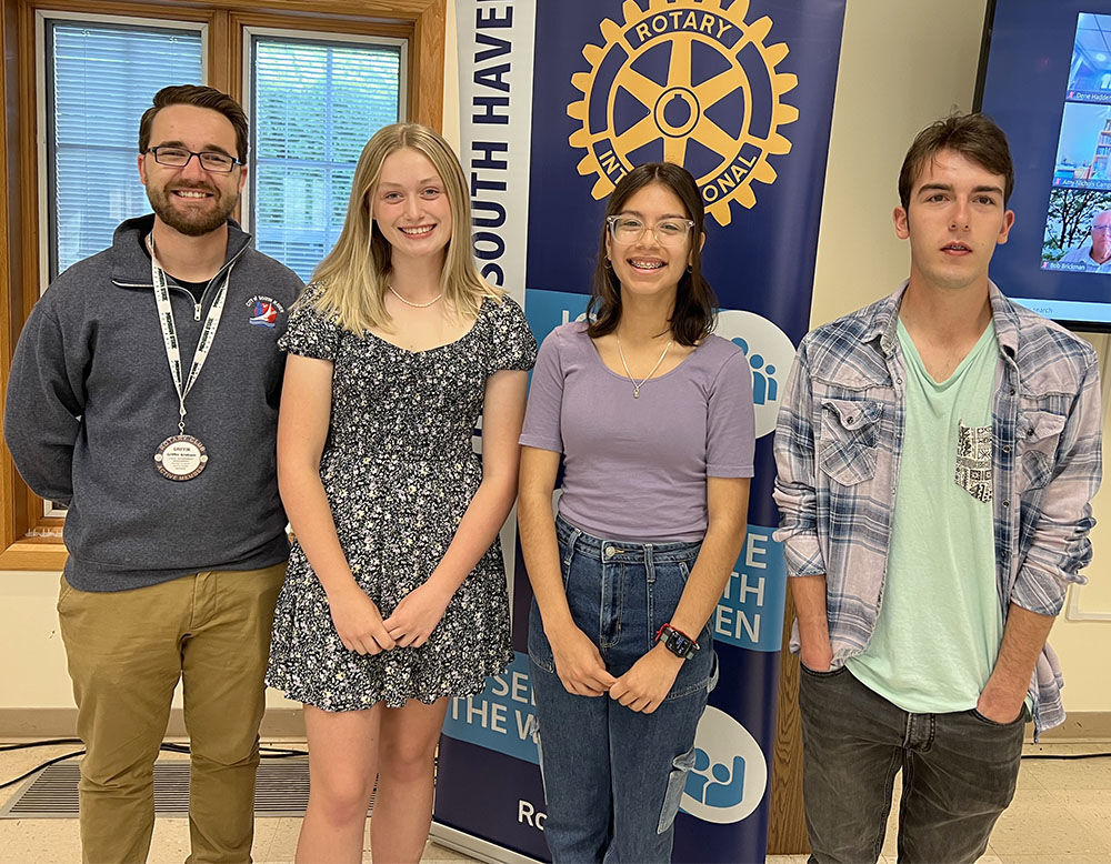 Rotary Club scholarship recipients
